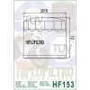 Oljefilter MC Racing Hiflo Oljefilter HF153 – miniatyr 1