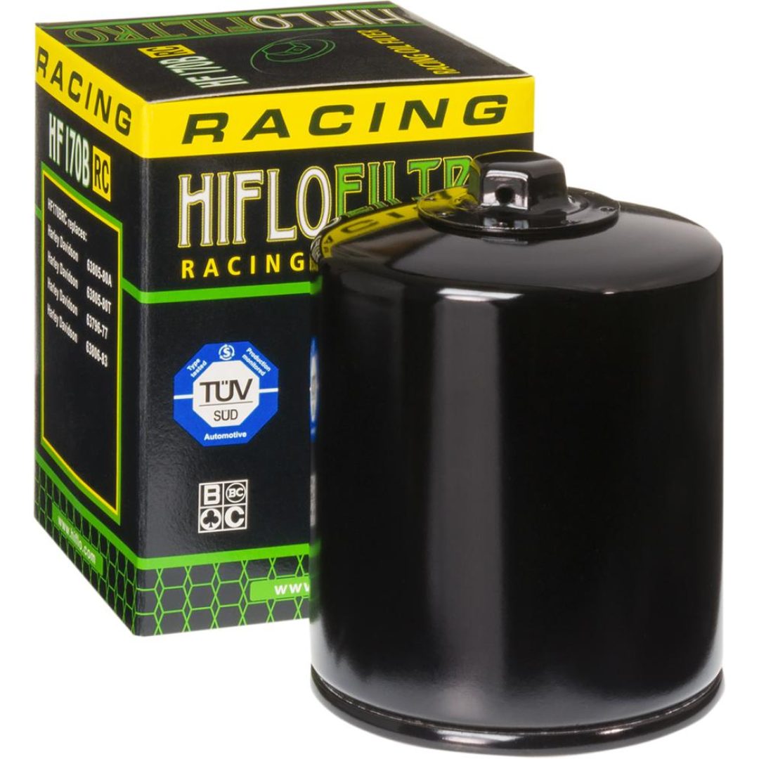 Oljefilter MC Racing Hiflo Svart