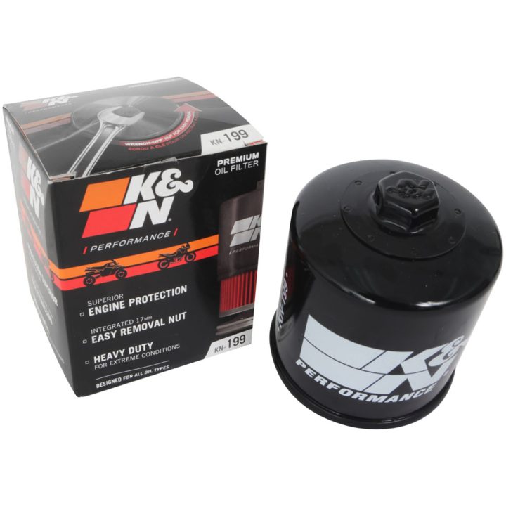 Oljefilter Spin-on Svart K & N – bild 2