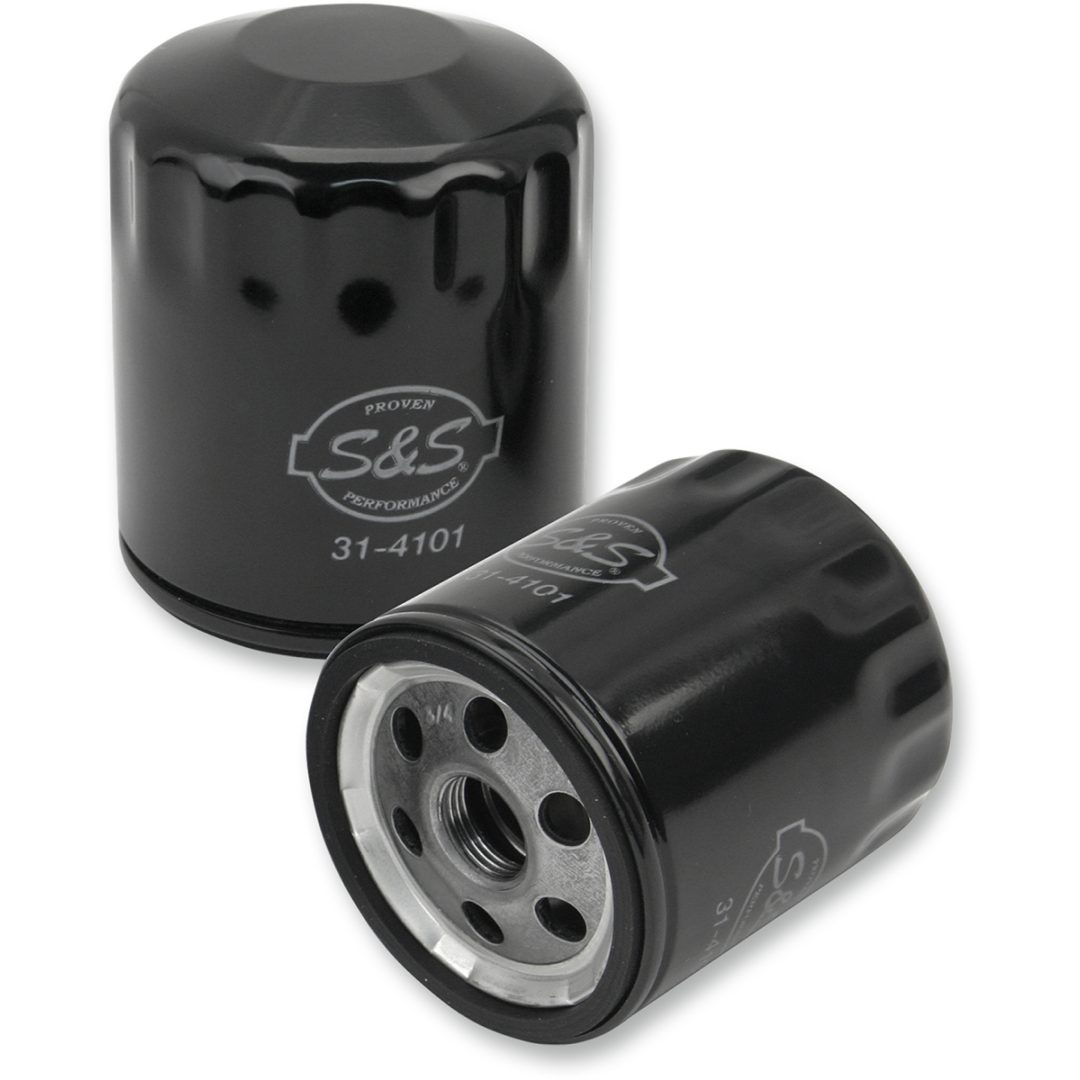 Oljefilter Svart Canister S&S Cycle