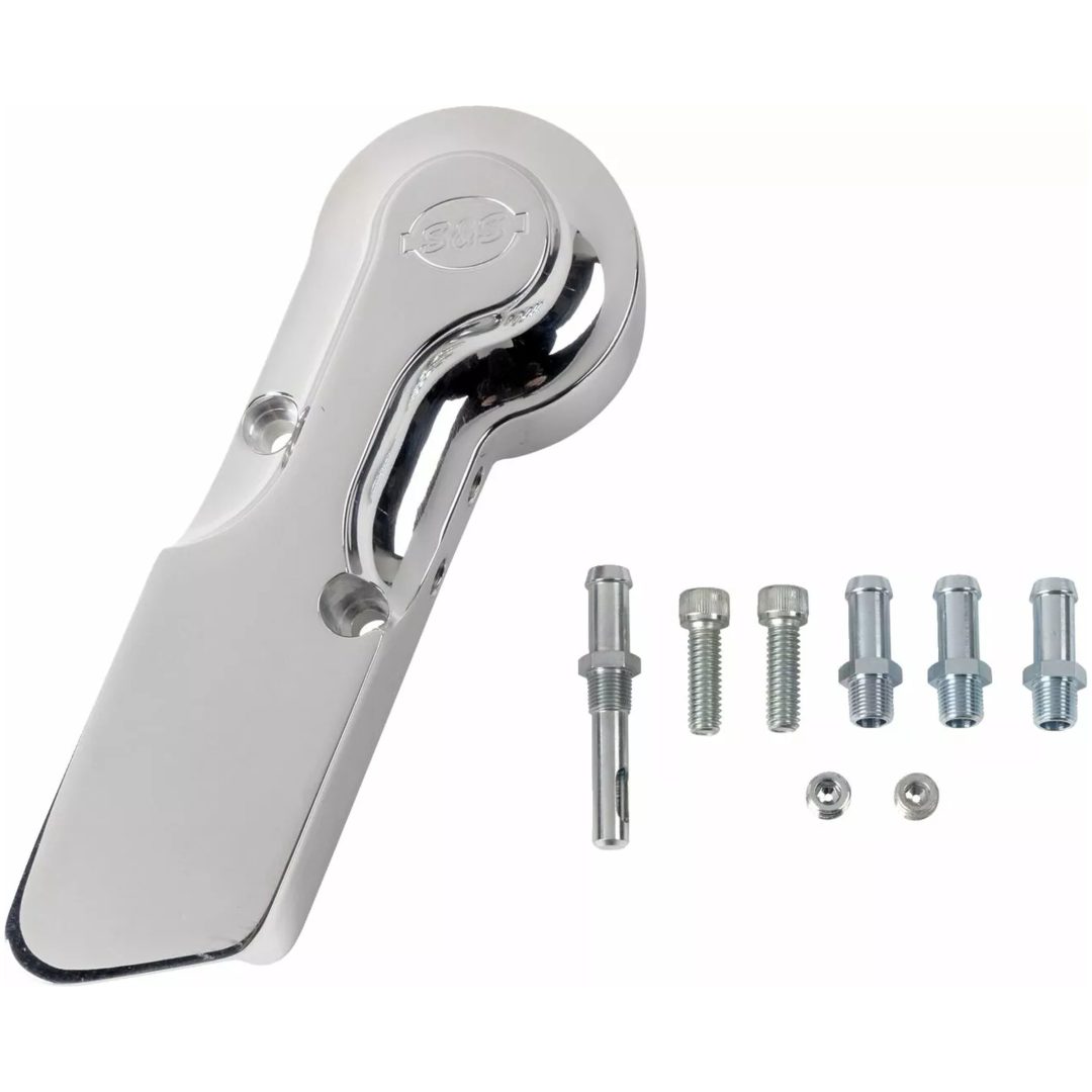 Oljefilterfäste Kit Polerad Aluminium S&S Cycle – bild 2