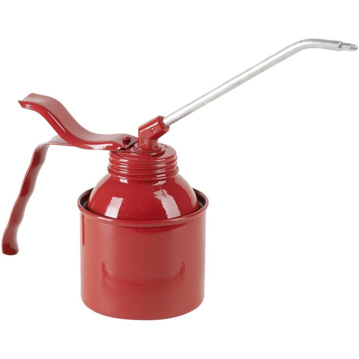 Oljekanna med tryckpump 05113 / 05115 PRESSOL OLJEKANNA FAST RÖD 250ML – bild 2
