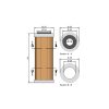Oljekylande Oljefilter Twin Air Oljefilter FFP013 ATHENA – miniatyr 2
