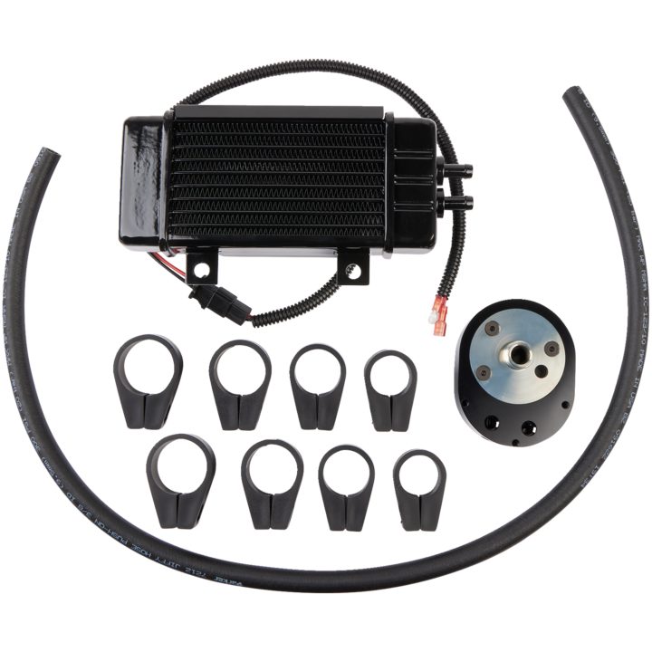 Oljekylare 10-radig Svart/orange/silver JAGG OIL COOLERS – bild 2