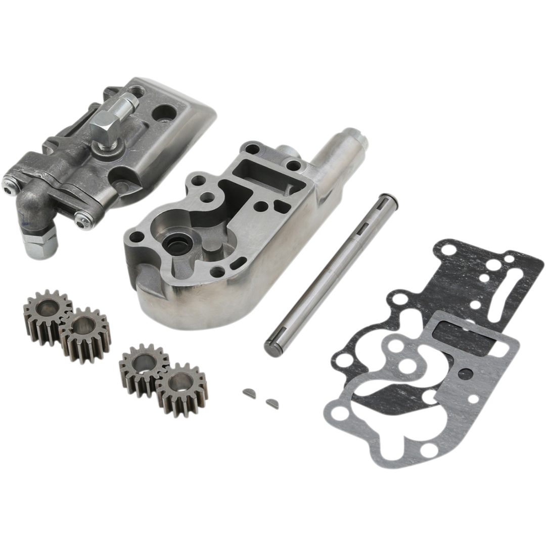 Oljepump Aluminium Silver DRAG SPECIALTIES OIL PUMP ASSEMBLY 92-99BT – bild 2