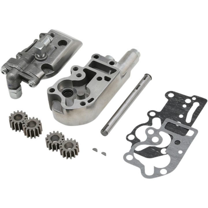 Oljepump Aluminium Silver DRAG SPECIALTIES OIL PUMP ASSEMBLY 92-99BT – bild 2