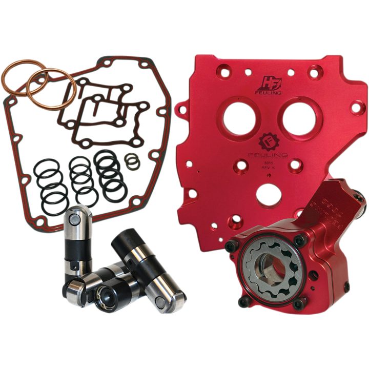 Oljesystem Race Series Röd/silver Aluminium FEULING OIL PUMP CORP. – bild 2