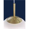Opal Taklampa, ø30, Matt Mässing ANETA HOME Sockel E27 Matt Mässing /Opalvit – miniatyr 3