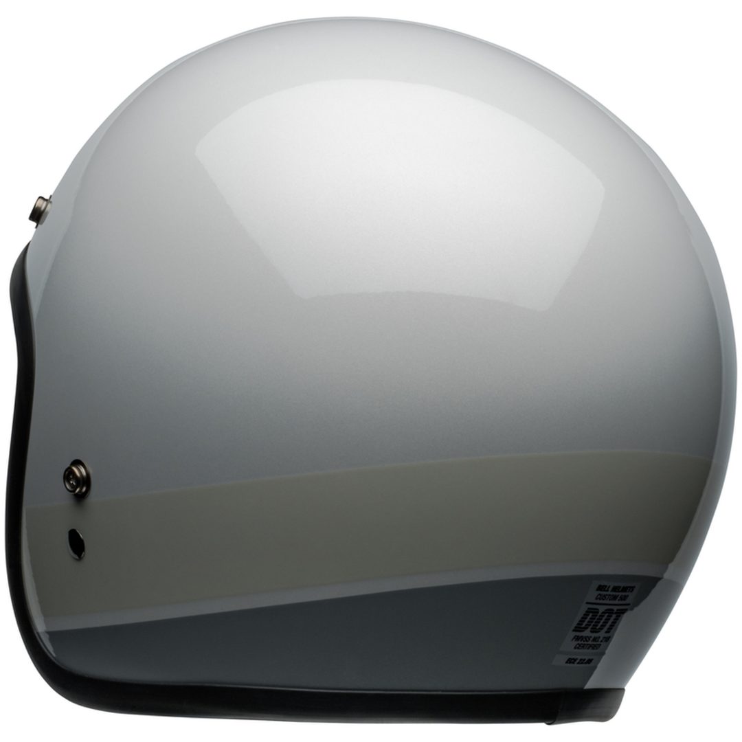 Öppen Hjälm Custom 500 Glans Silver Flake/svart BELL Small – bild 4