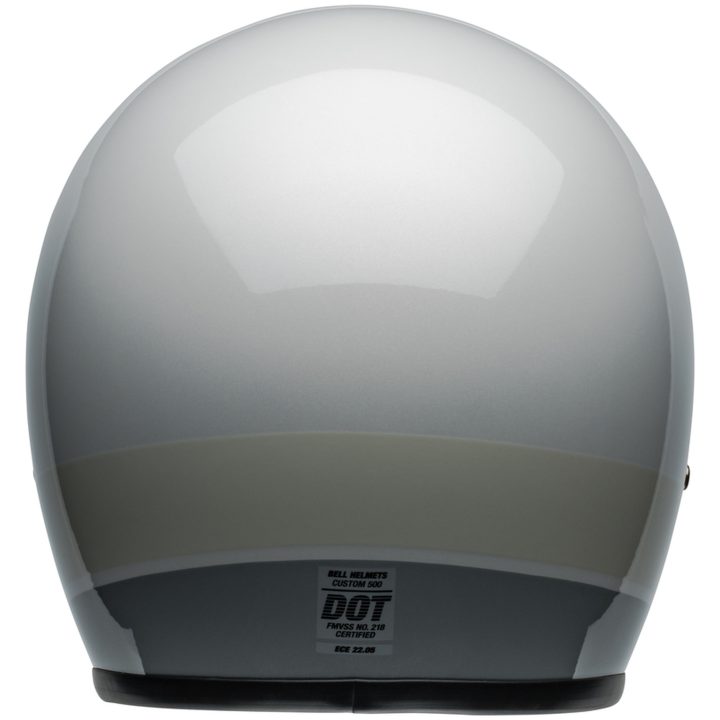 Öppen Hjälm Custom 500 Glans Silver Flake/svart BELL Small – bild 5