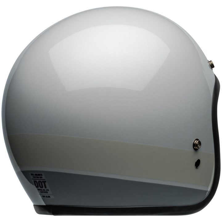 Öppen Hjälm Custom 500 Glans Silver Flake/svart BELL Small – bild 6