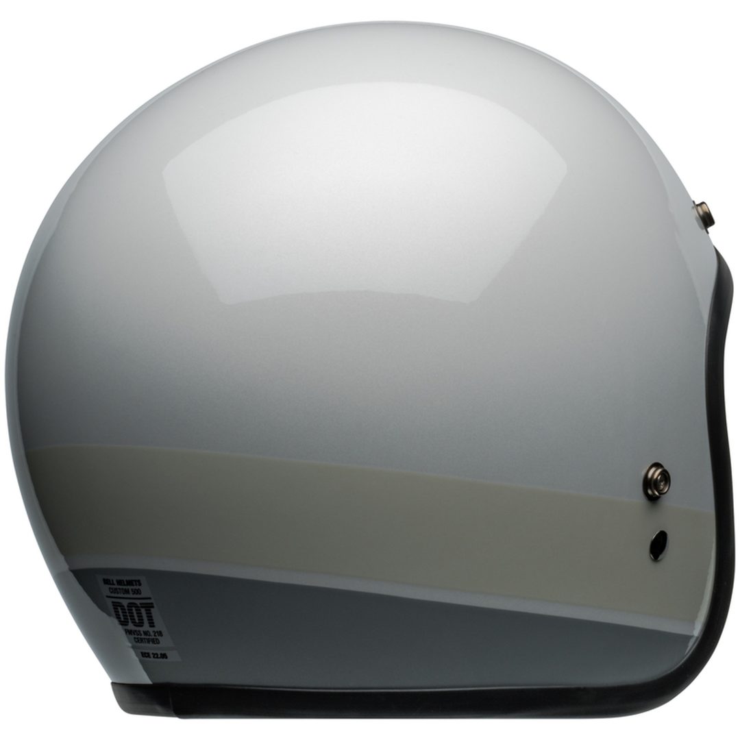 Öppen Hjälm Custom 500 Glans Silver Flake/svart BELL Small – bild 7