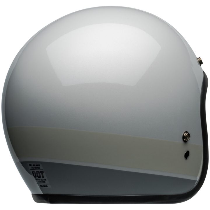 Öppen Hjälm Custom 500 Glans Silver Flake/svart BELL Small – bild 7