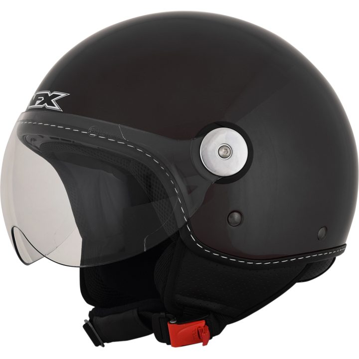 Öppen Hjälm FX-33 Solid Glansig Svart AFX XXL – bild 5