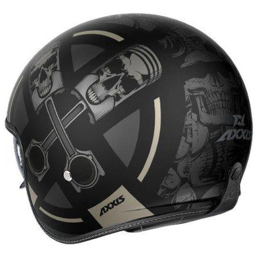 Öppen hjälm Hornet Skulls B1 AXXIS XS – bild 2