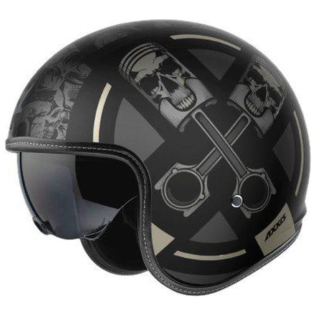 Öppen hjälm Hornet Skulls B1 AXXIS XS