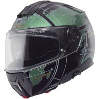 Öppningsbar hjälm C5 Globe Grön Schuberth