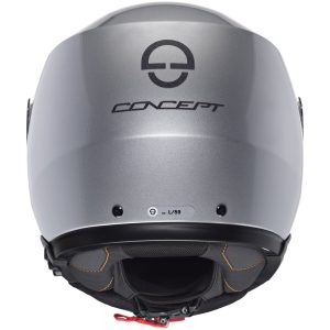 Öppningsbar hjälm Concept Silver Schuberth