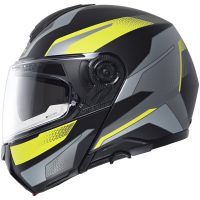 Öppningsbar hjälm Concept Tracer Gul Matt Schuberth