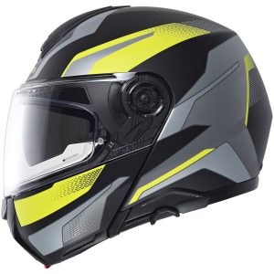 Öppningsbar hjälm Concept Tracer Gul Matt Schuberth