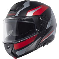 Öppningsbar hjälm Concept Tracer Röd Matt Schuberth