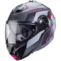 Öppningsbar Hjälm Duke Evo Move Matt Grå/svart/rosa Caberg