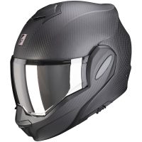 Öppningsbar hjälm EXO-TECH EVO Carbon Svart Matt Scorpion
