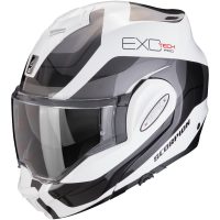 Öppningsbar hjälm EXO-TECH EVO PRO Commuta Vit/Röd Scorpion