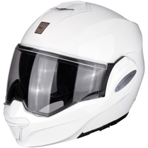 Öppningsbar hjälm EXO-TECH EVO Solid Vit Scorpion