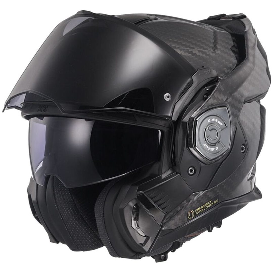 Öppningsbar Hjälm Ff901 Advant X Carbon Svart LS2 3XL – bild 2