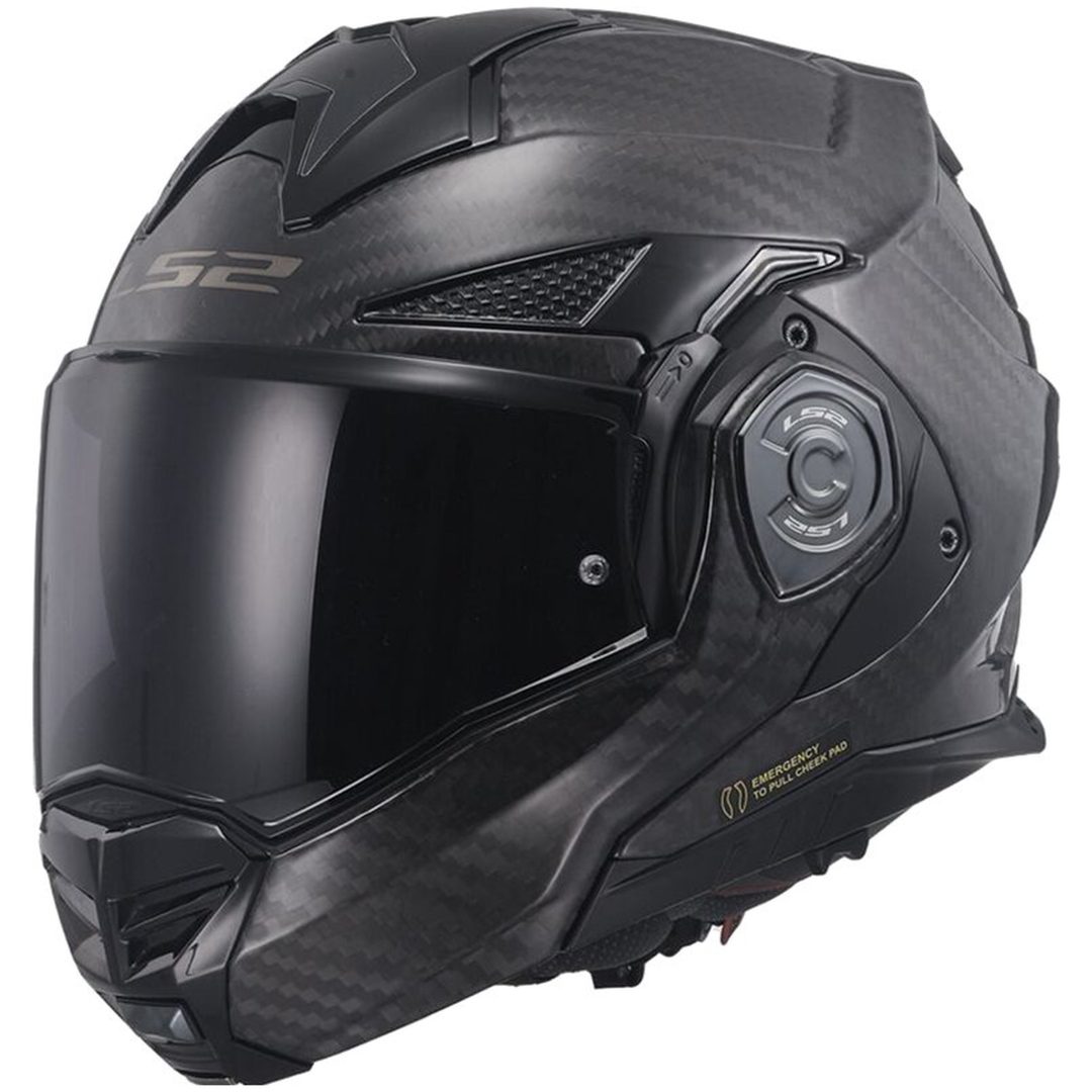 Öppningsbar Hjälm Ff901 Advant X Carbon Svart LS2 3XL