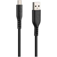 Optiline Silicon cable Usb A > Usb Type C - 20 cm 91786