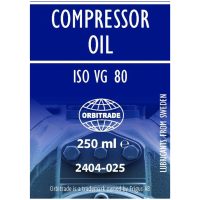 Orbitrade, Compressor oil ISO VG 80 250ml