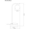 Orfeus Bordlampa, Mässing/marmor ANETA HOME Sockel LED – miniatyr 8