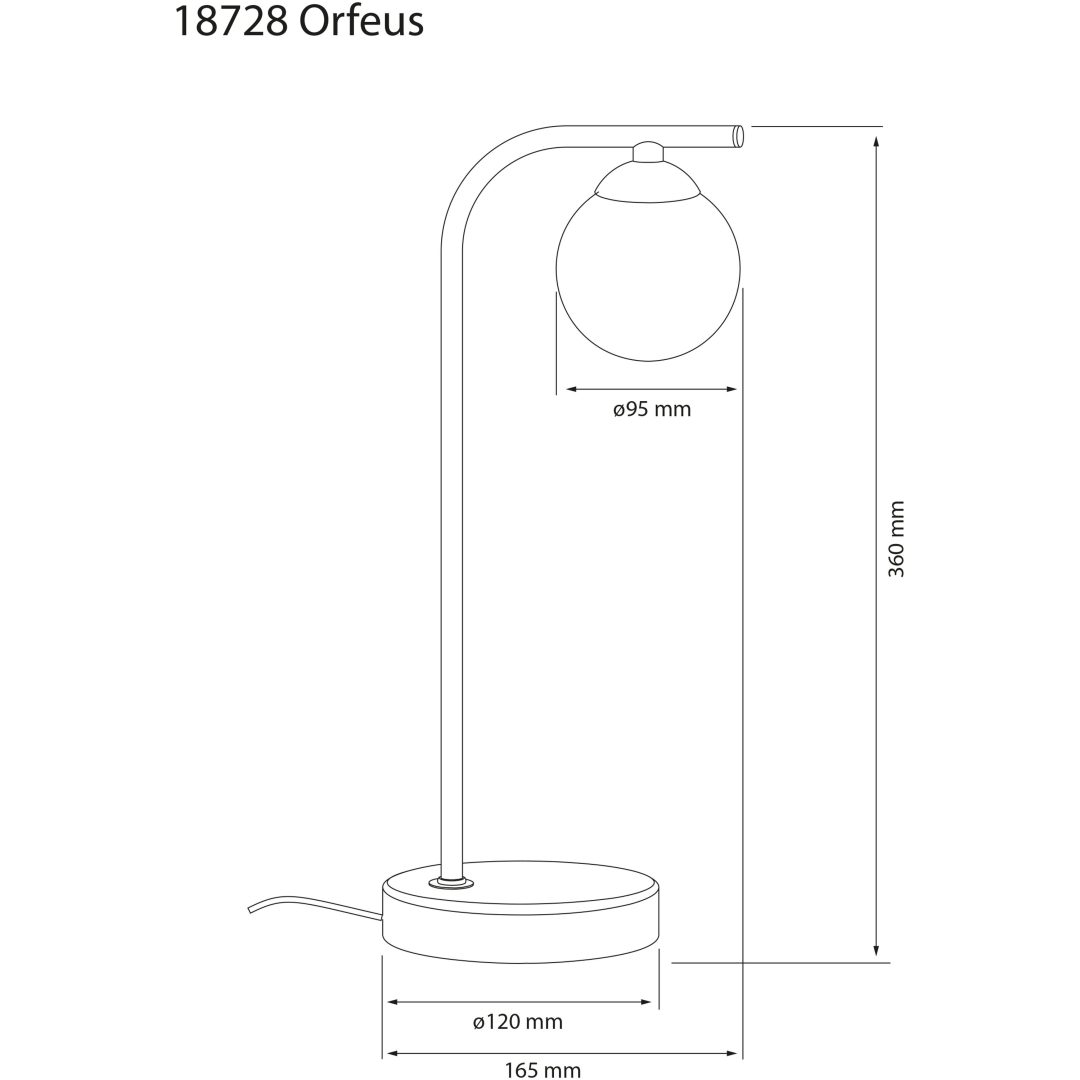 Orfeus Bordlampa, Mässing/marmor ANETA HOME Sockel LED – bild 8