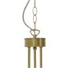 Orfeus Taklampa, Matt Mässing ANETA HOME Sockel E14 Matt Mässing /Opalvit – miniatyr 2