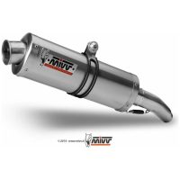Oval Classic Double Slip-on Stainless Steel Kawasaki Z1000 Mivv