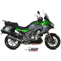 Oval Muffler Carbon/Carbon End Cap Kawasaki Versys 1000 Mivv