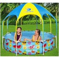 Ovanmarkspool för barn Steel Pro UV Careful 244x51 cm Bestway