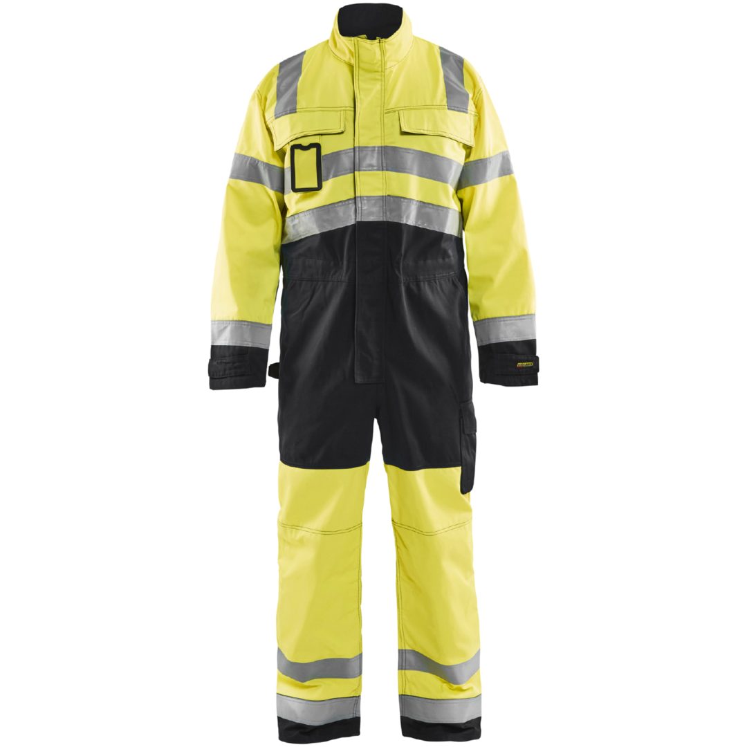 Overall 63731804 Hivisgul / Svart BLÅKLÄDER OVERALL 63731804 GUL/SVART 46