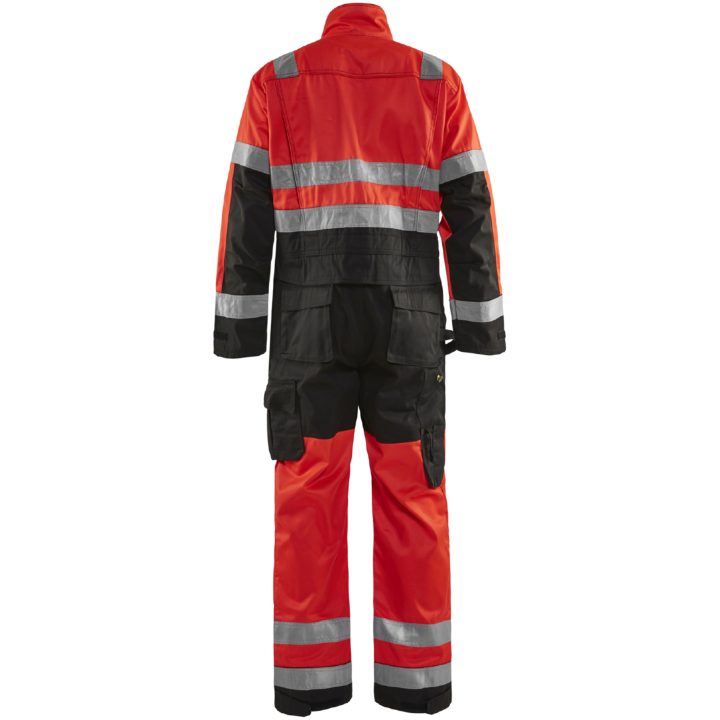 Overall 63731804 Hivisröd / Svart BLÅKLÄDER OVERALL 63731804 RÖD/SVART 46 – bild 2