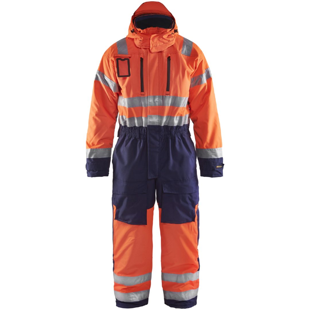 Overall 67631977 Hivisorange / Marin BLÅKLÄDER OVERALL 67631977 ORANGE/MA 46