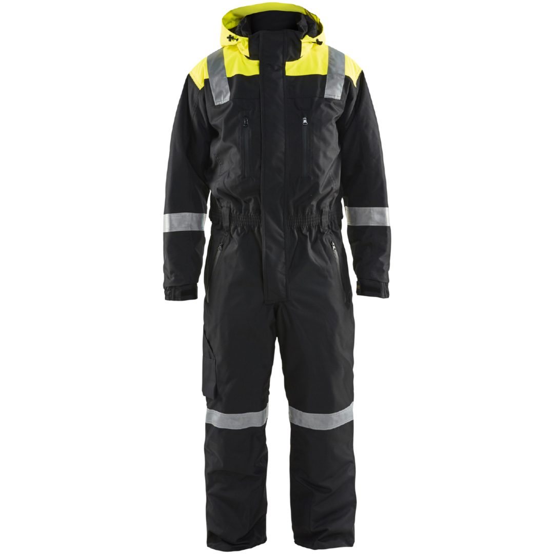Overall 67871977 Svart / Hivisgul BLÅKLÄDER OVERALL 67871977 SVART/GUL 46