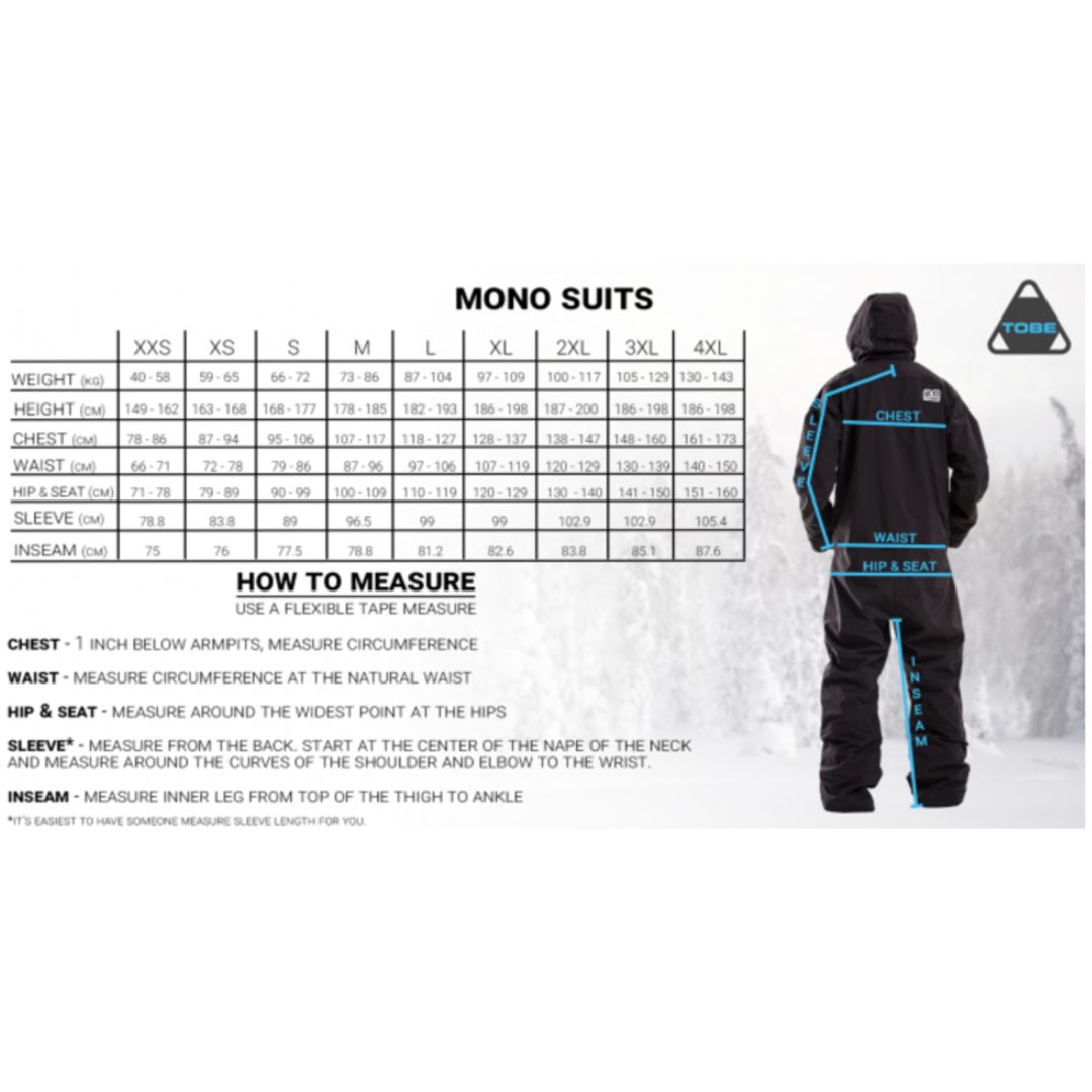 Overall Mono Suit Tiro v2 Jet Black Fodrad Tobe Medium