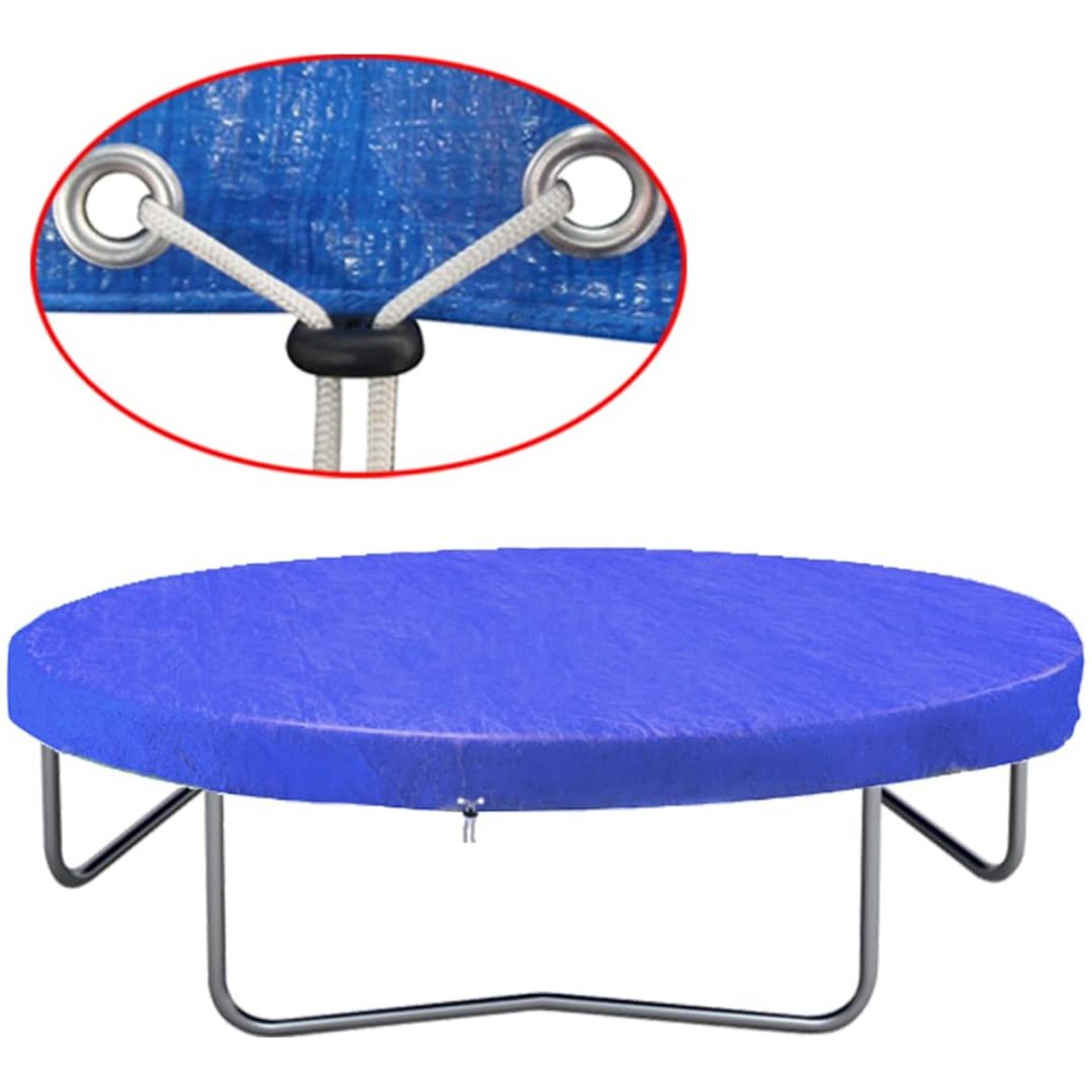 Överdrag/skydd för studsmatta PE 90 g/m² vidaXL 360 - 367 cm