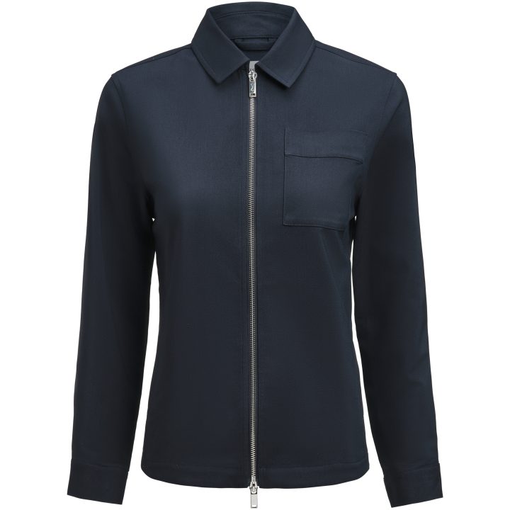 Overshirt Dam Modern Zip Marinblå J.Harvest & Frost XXS – bild 2