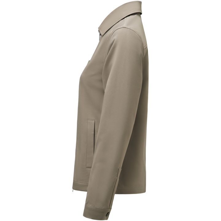 Overshirt Dam Modern Zip Valnöt J.Harvest & Frost XXS – bild 3