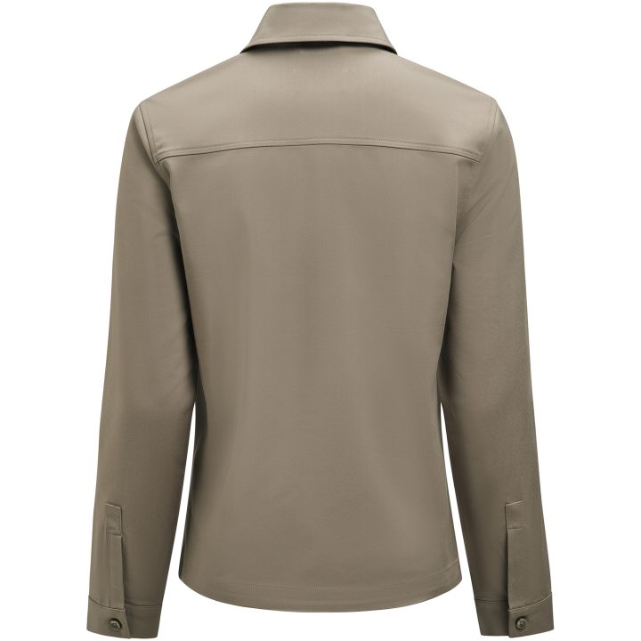 Overshirt Dam Modern Zip Valnöt J.Harvest & Frost XXS – bild 4