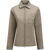 Overshirt Dam Modern Zip Valnöt J.Harvest & Frost XXS – miniatyr 1
