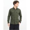 Overshirt Hicksville Tallgrön James Harvest – miniatyr 1